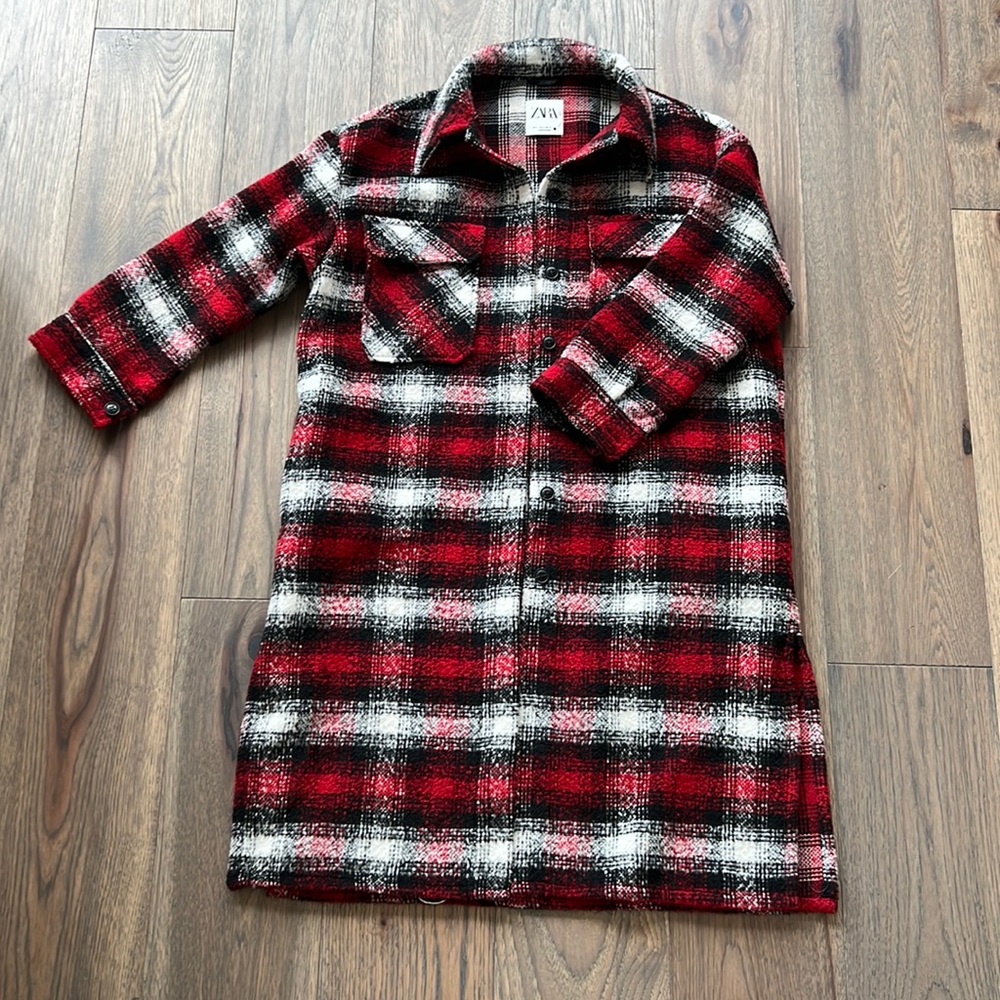 Zara long shacket